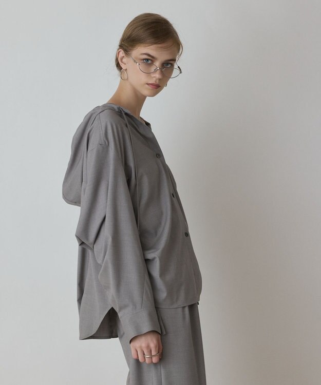 GRACE CONTINENTAL ドルマンフ－ディシャツ グレー