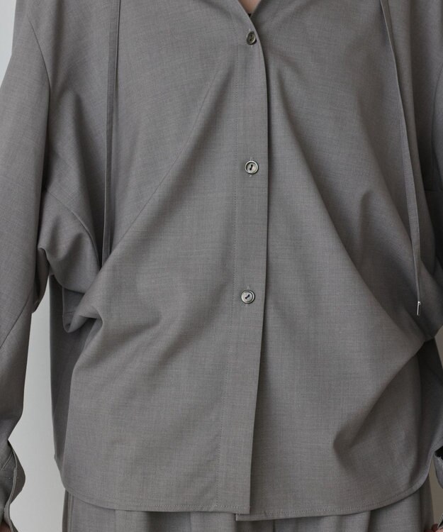 GRACE CONTINENTAL ドルマンフ－ディシャツ グレー