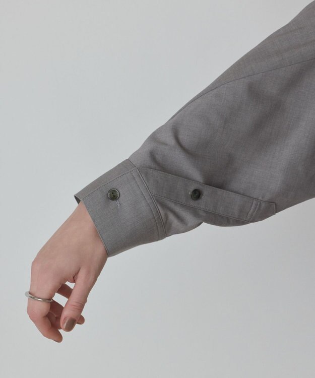 GRACE CONTINENTAL ドルマンフ－ディシャツ グレー