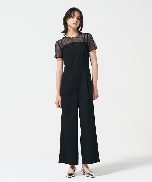 【未使用に近い】グレースコンチネンタル サロペット バイカラーサロペット / GRACE CONTINENTAL | GRACE CONTINENTAL