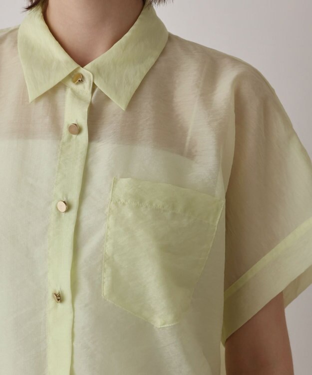 GRACE CONTINENTAL ドルマンシアーシャツ イエロー