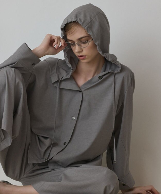 GRACE CONTINENTAL ドルマンフ－ディシャツ グレー