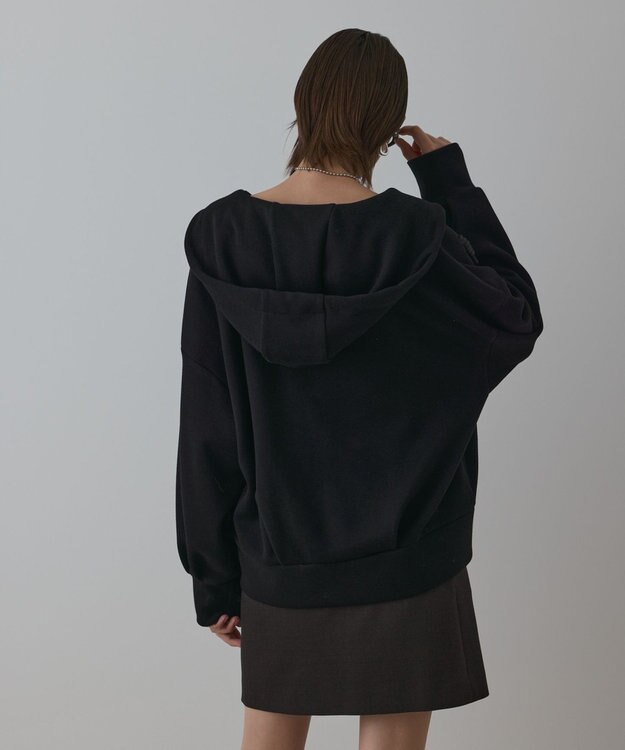 GRACE CONTINENTAL ルーズパーカー ブラック