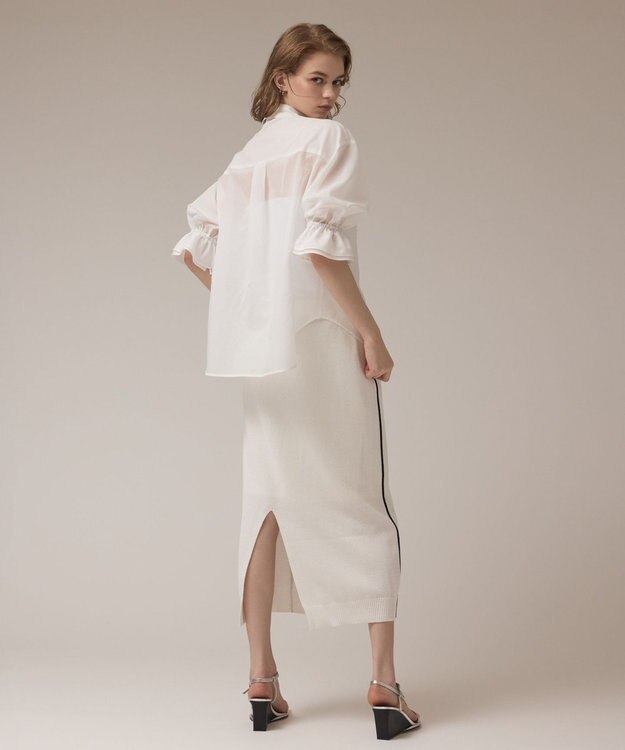 GRACE CONTINENTAL カノコニットスカート ホワイト