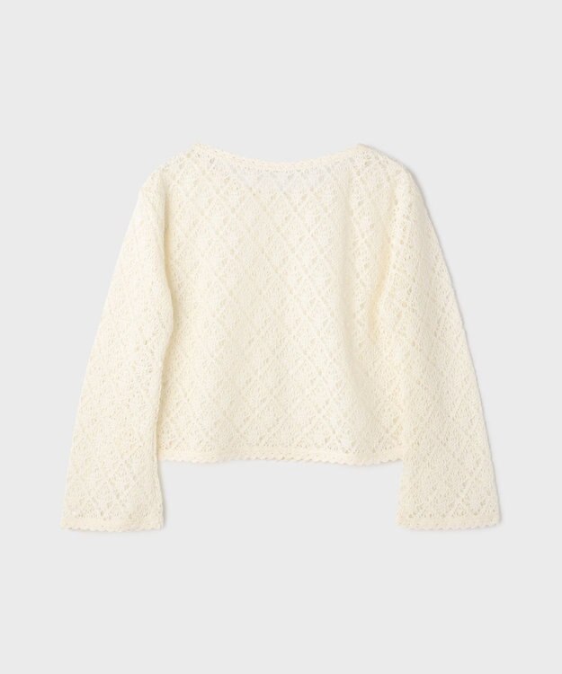 GRACE CONTINENTAL レースフレアスリーブトップ キナリ