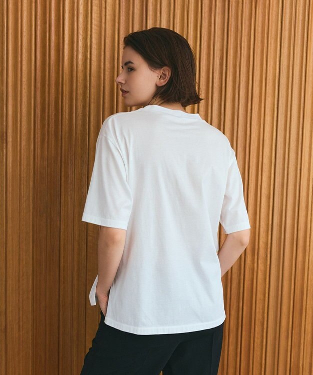 GRACE CONTINENTAL グラフィティプリントTシャツ ホワイト