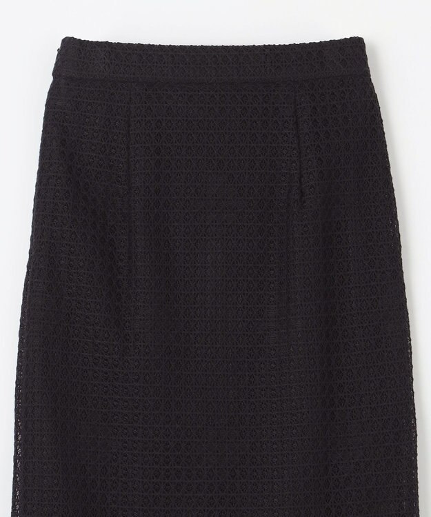 GRACE CONTINENTAL ラッセルメッシュスカート ブラック