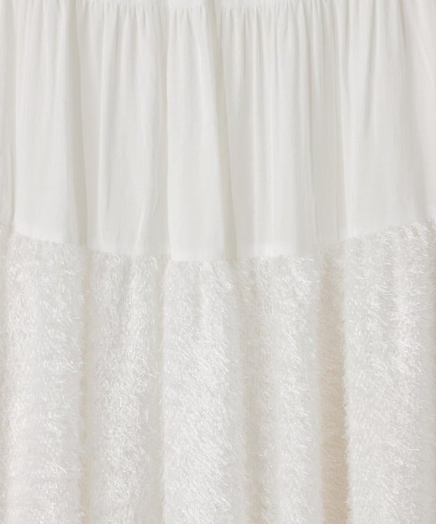 GRACE CONTINENTAL フェザージャガードコンビスカート キナリ