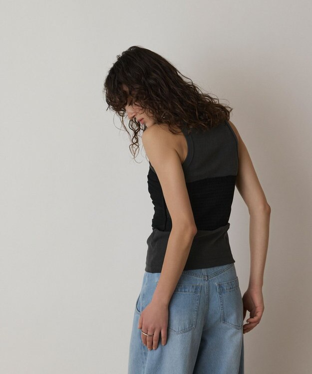 GRACE CONTINENTAL チュールベアトップ ブラック