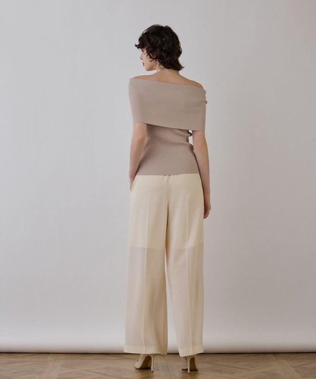 GRACE CONTINENTAL ソフトファイユパンツ キナリ