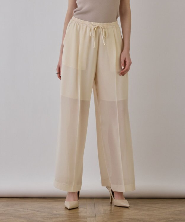 GRACE CONTINENTAL ソフトファイユパンツ キナリ