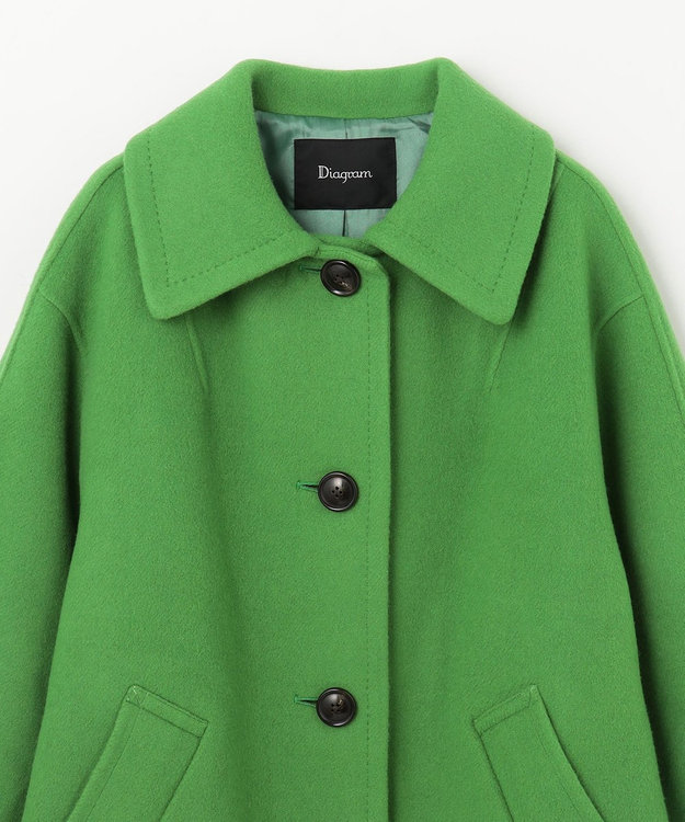 GRACE CONTINENTAL リバーコート グリーン