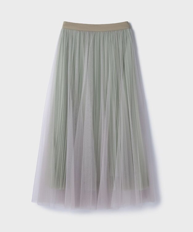 GRACE CONTINENTAL チュールリバーシブルスカート ベージュ