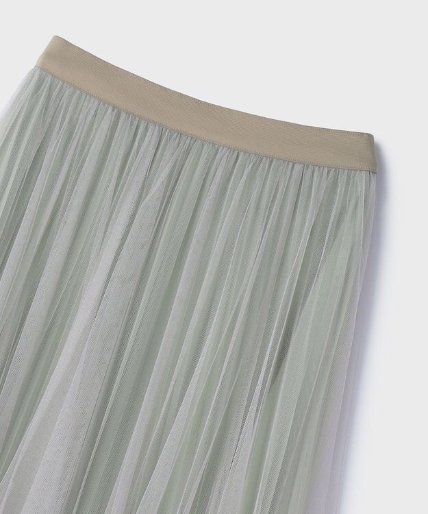 GRACE CONTINENTAL チュールリバーシブルスカート ベージュ