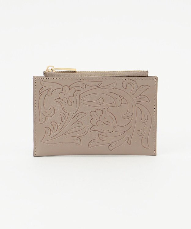 GRACE CONTINENTAL Card case wallet グレージュ