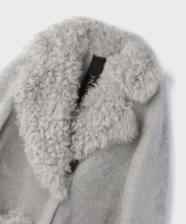 BLANCHA ブランカ 高級ファー ポンチョ ミンク 毛皮 ムートン 美品 BLANCHA ブランカ 高級ファー ポンチョ ミンク 毛皮 ムートン 美