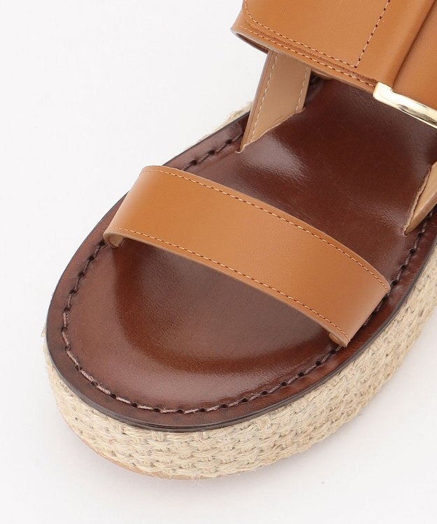 GRACE CONTINENTAL CORSO ROMA ジュートウエッジ ブラウン