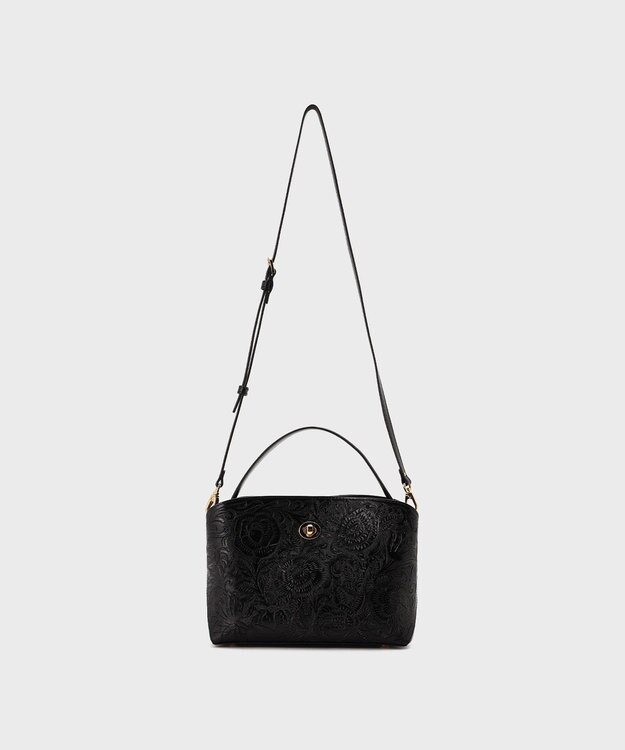 GRACE CONTINENTAL VTGFlowerbag ブラック