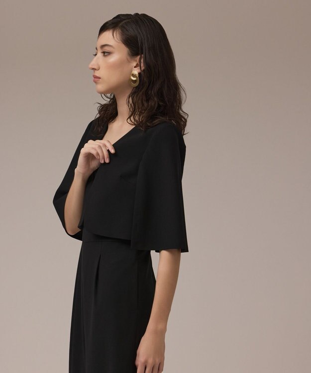 GRACE CONTINENTAL ケープボレロ ブラック