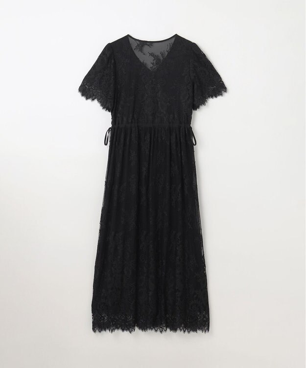 GRACE CONTINENTAL レースドロストワンピース ブラック