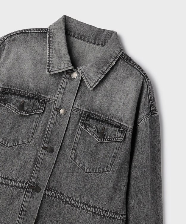 GRACE CONTINENTAL デニムシャツジャケット ブラック