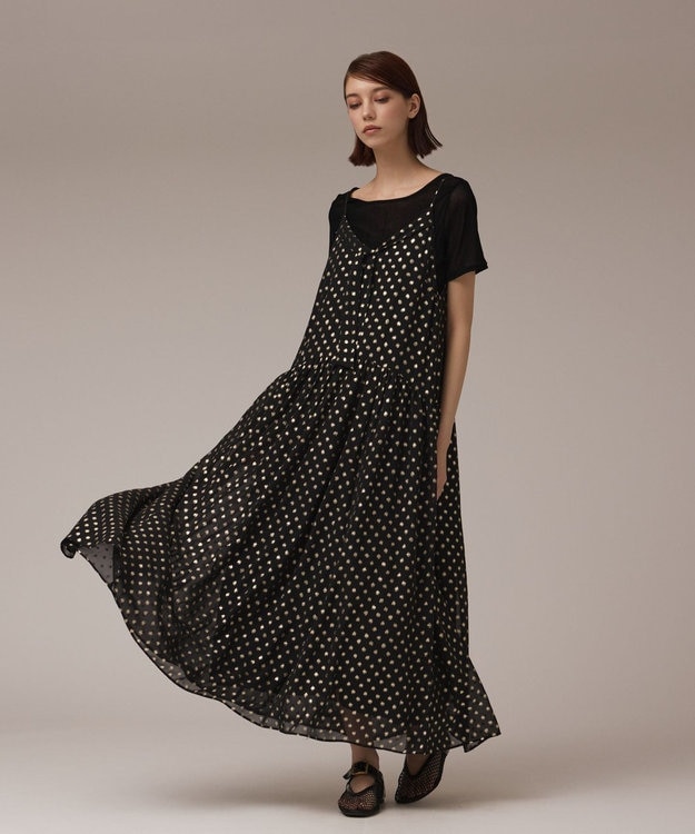 GRACE CONTINENTAL 花柄キャミワンピースS フラワーチュールプリントキャミワンピース / GRACE CONTINENTAL