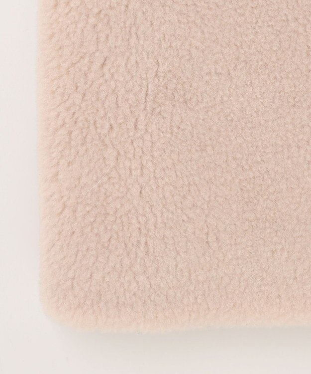 GRACE CONTINENTAL ノーカラーボアムートンコート ベージュ