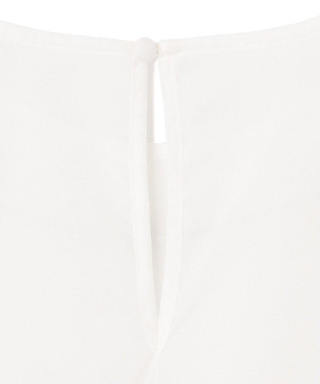 GRACE CONTINENTAL ビジューチュールトップ ホワイト