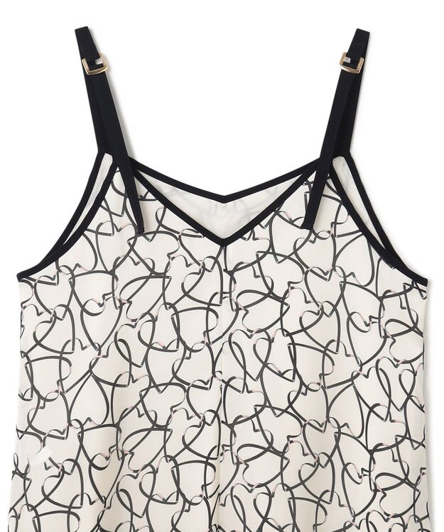 GRACE CONTINENTAL ラインハートキャミワンピース ホワイト