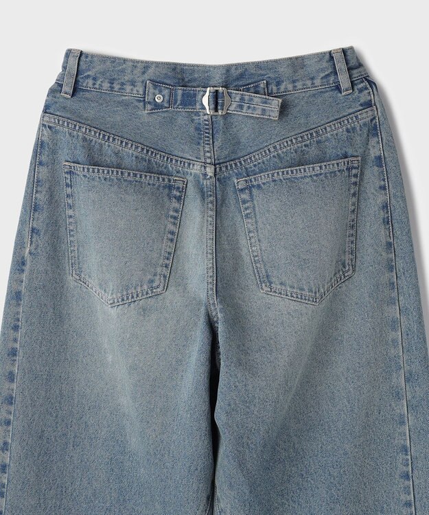 GRACE CONTINENTAL ラップ2wayデニムパンツ ブルー