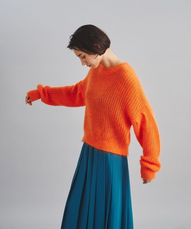 クルーモヘヤニットトップ　新品 クルーモヘヤニットトップ / GRACE CONTINENTAL | GRACE