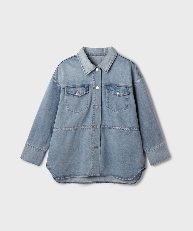 GRACE CONTINENTAL デニムシャツジャケット ブルー