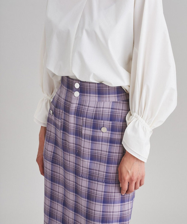 491t*新品 セオリー Theory フロントスリット スカート Firsthand/ストレッチタイトスカート / センタースリット