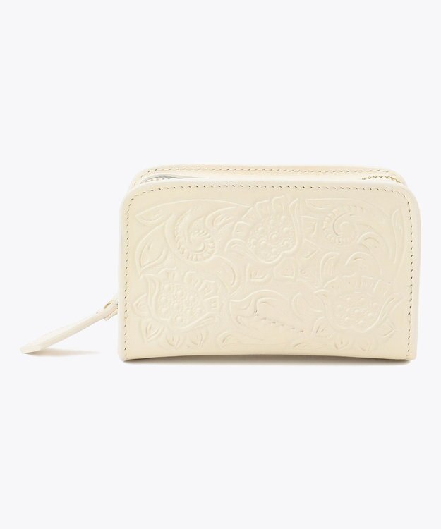 GRACE CONTINENTAL Zip mini pouch エクリュ