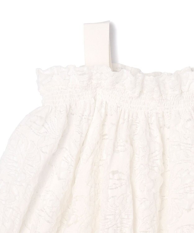 GRACE CONTINENTAL ドルマンフクレジャガードニットトップ ホワイト