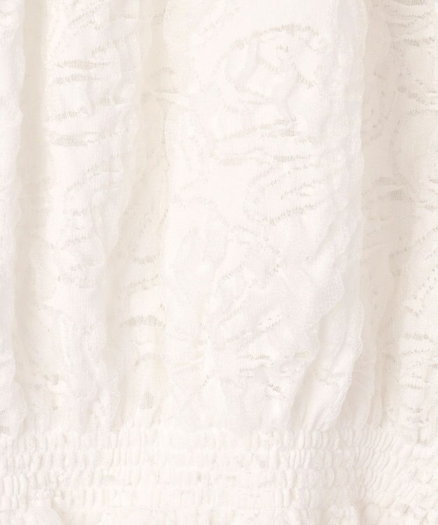 GRACE CONTINENTAL ドルマンフクレジャガードニットトップ ホワイト