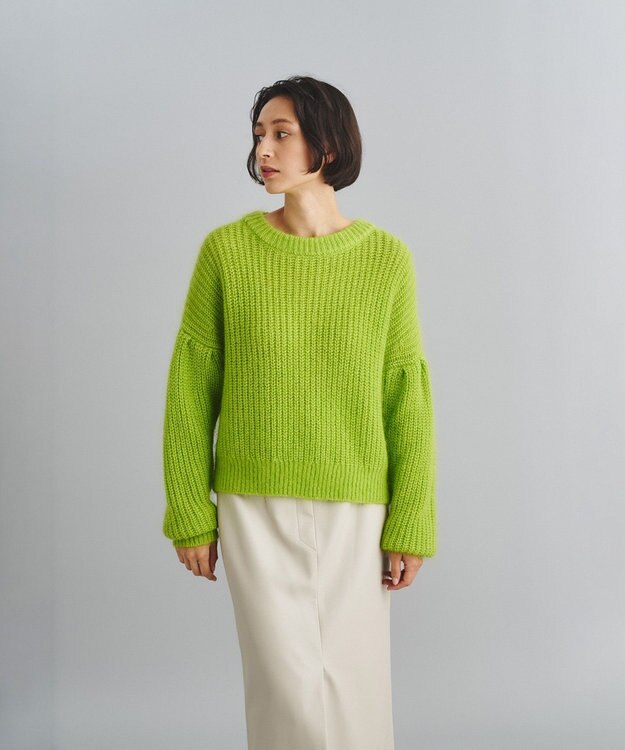 クルーモヘヤニットトップ　新品 クルーモヘヤニットトップ / GRACE CONTINENTAL | GRACE