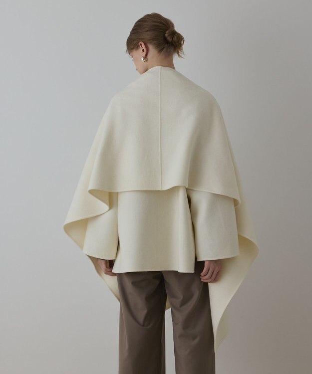 GRACE CONTINENTAL ストール付リバージップブルゾン キナリ