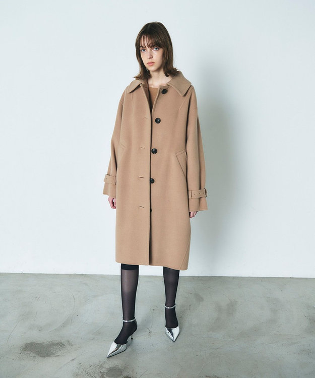 GRACE CONTINENTAL リバーコート キャメル