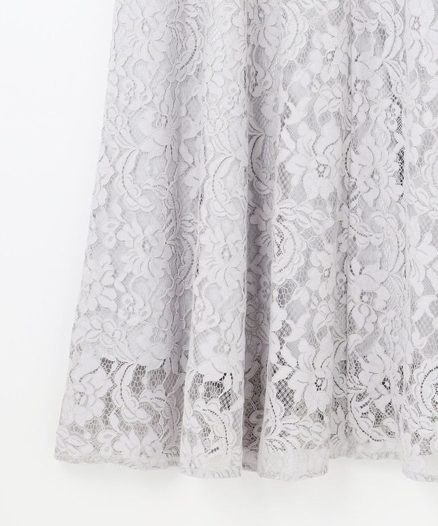 GRACE CONTINENTAL レースドレス グレー