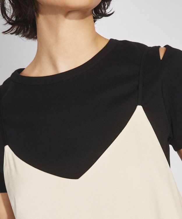 GRACE CONTINENTAL フライスTシャツ ブラック