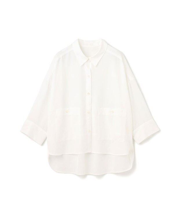 GRACE CONTINENTAL コクーンシルエットシャツ ホワイト