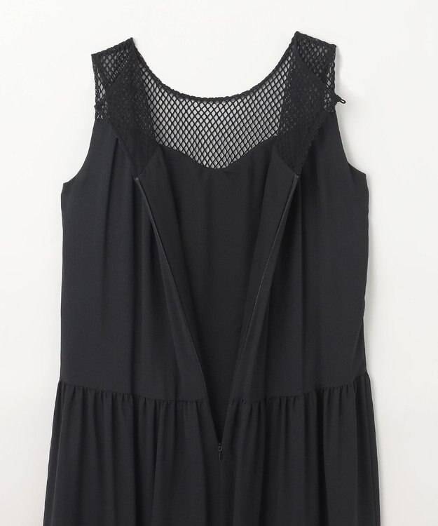 GRACE CONTINENTAL シアードレープマキシ ブラック