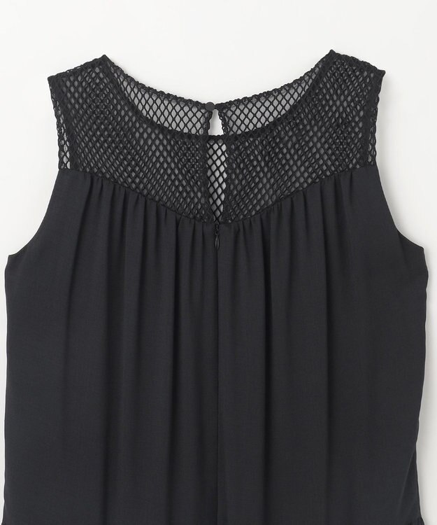 GRACE CONTINENTAL シアードレープマキシ ブラック