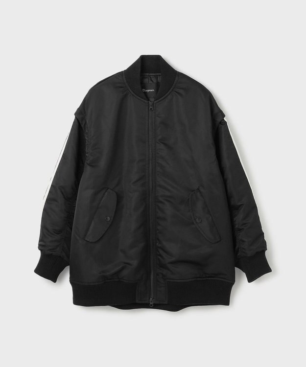 GRACE CONTINENTAL ミリタリー2wayジャケット ブラック