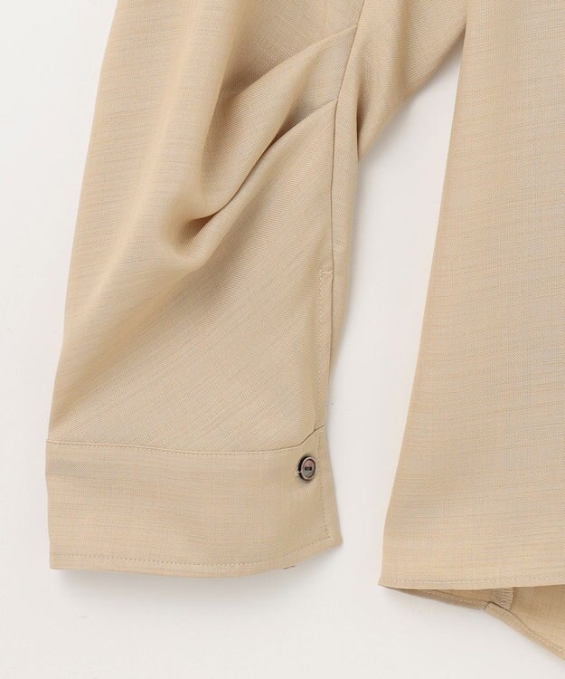 GRACE CONTINENTAL バックシャンオーバーシャツ ベージュ