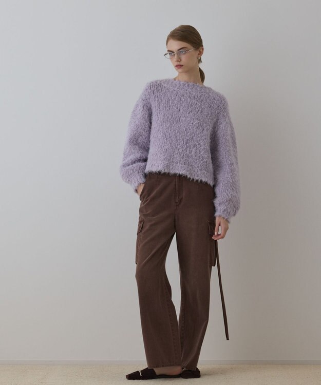 GRACE CONTINENTAL リュウカツイルカーゴパンツ ブラウン