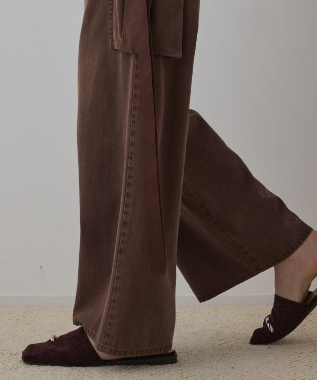 GRACE CONTINENTAL リュウカツイルカーゴパンツ ブラウン