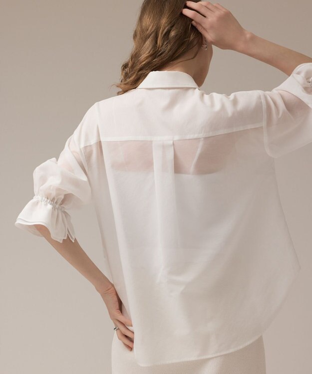 GRACE CONTINENTAL ドルマンシャツ ホワイト