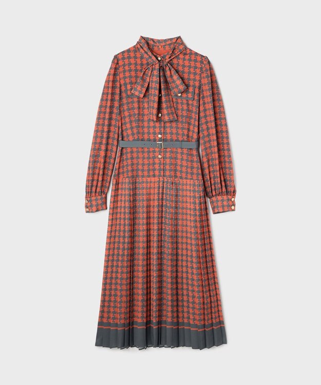 GRACE CONTINENTAL チェックプリントロングワンピース 36 GRACE CONTINENTAL チェックプリントロングワンピース 36